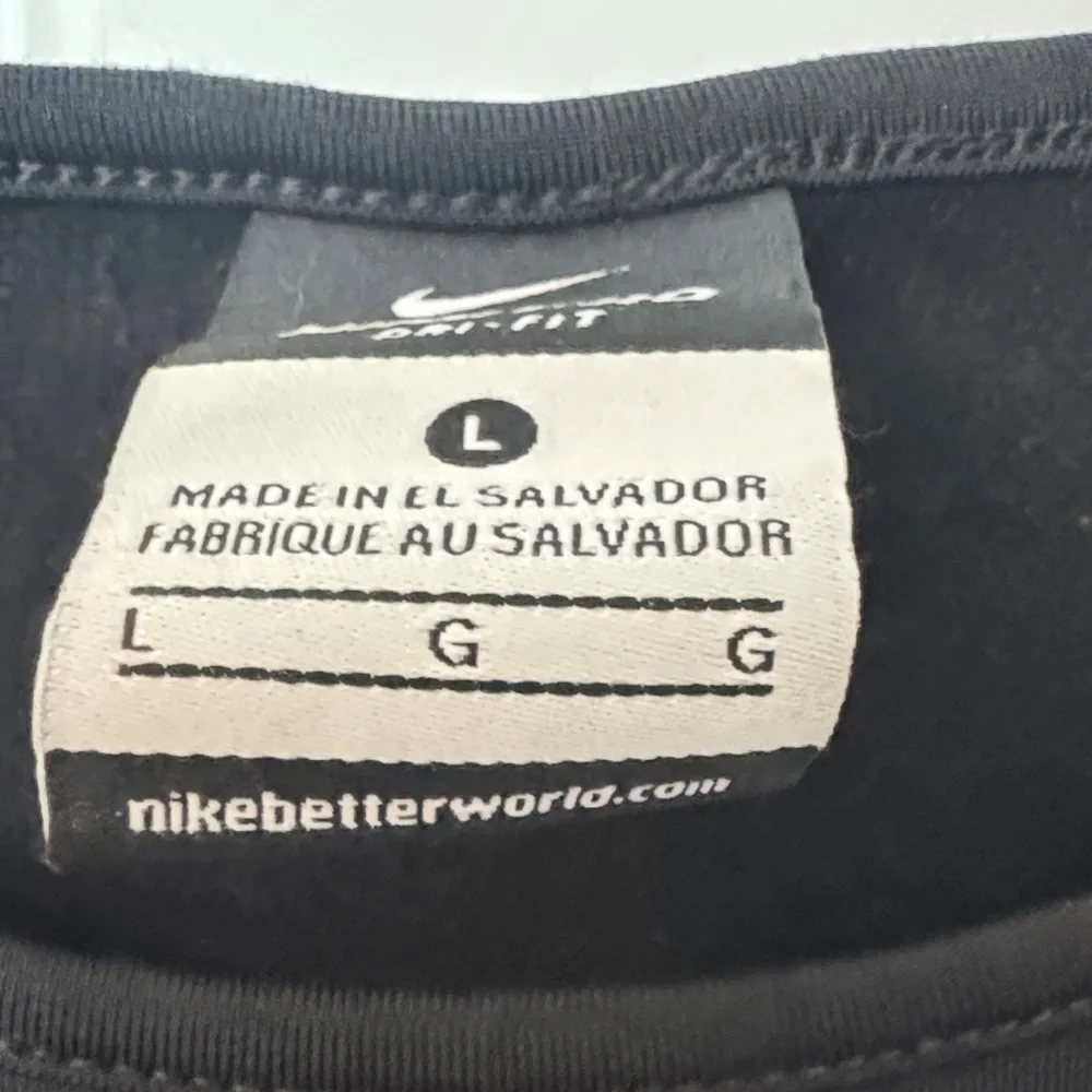 Nike Dri-fit Black Crew Neck LongsleeveShirt